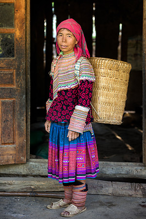 Flower Hmong Woman