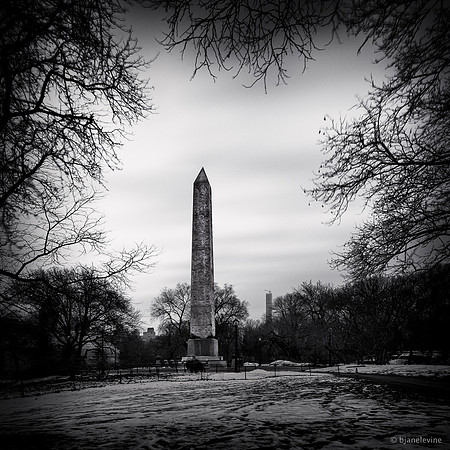 Obelisk in Winter