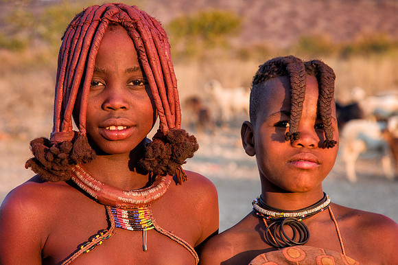 Himba Girls in Opuwo