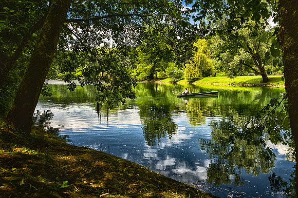 Fisherman in Lake