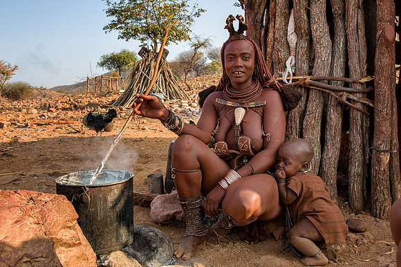 Himba Village in Epupa Falls