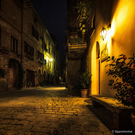 Pienza at Night
