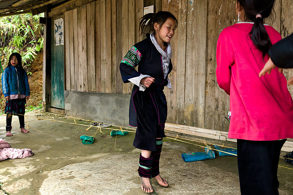 Dzao Children in Tan Van Village, Vietnam