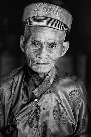 Elder Portrait BW